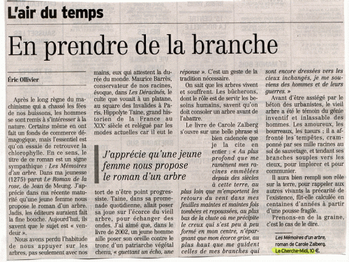 Paru dans paru dans Le Figaro du 14 mai 2002  par Eric Ollivier